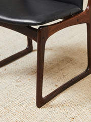 Rare Set of Danish Vamdrup Stolefabrik Rosewood Dining Chairs