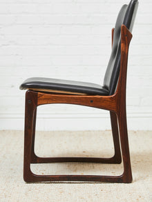 Rare Set of Danish Vamdrup Stolefabrik Rosewood Dining Chairs