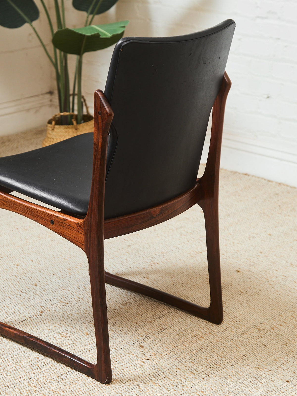 Rare Set of Danish Vamdrup Stolefabrik Rosewood Dining Chairs