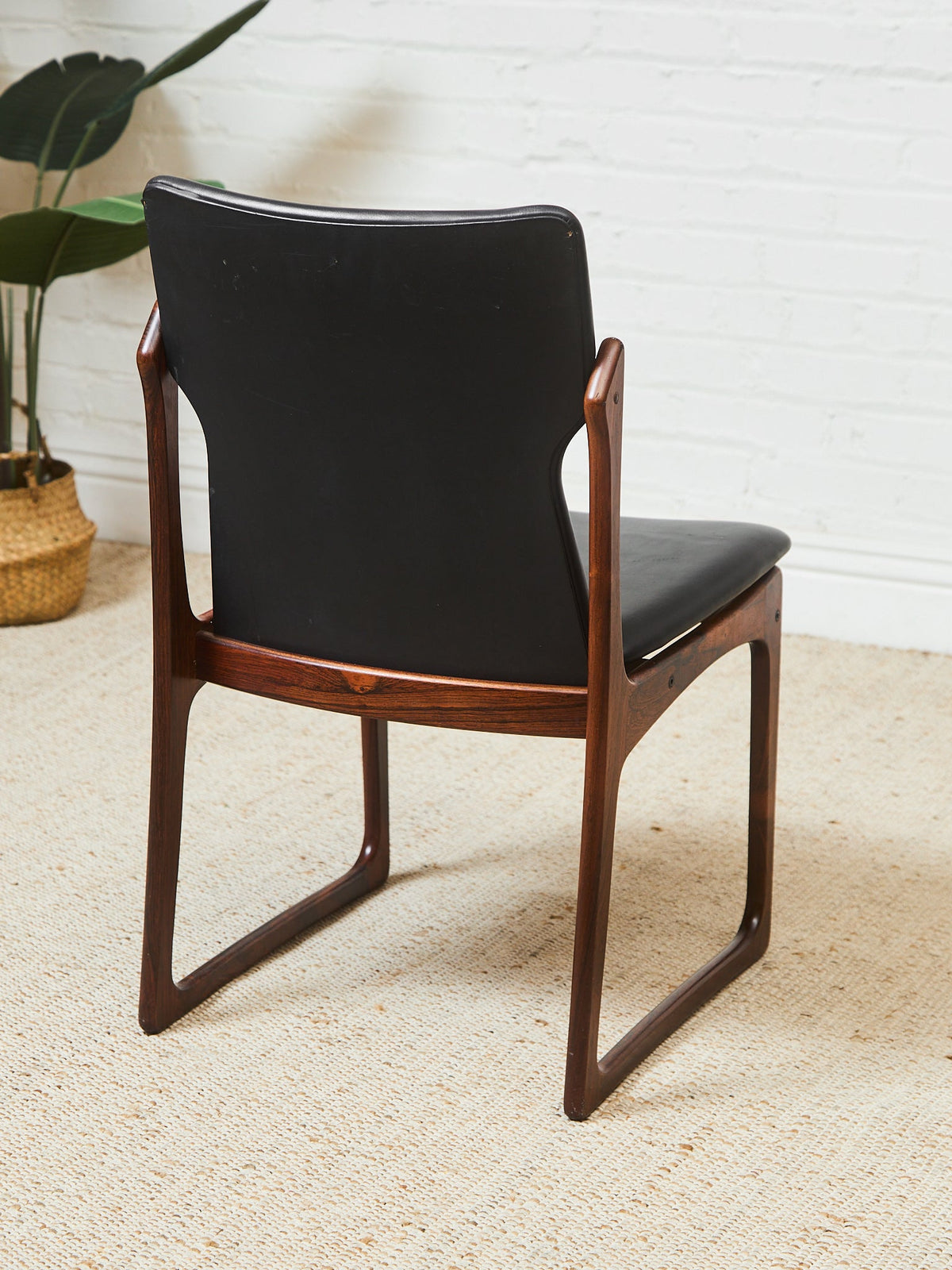 Rare Set of Danish Vamdrup Stolefabrik Rosewood Dining Chairs
