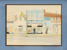 Bill’s on Main Street Vintage Mixed Media Original Artwork Cathy Carter