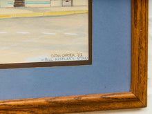 Bill’s on Main Street Vintage Mixed Media Original Artwork Cathy Carter