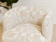 Sabin Swivel Chair in Kali Porclain