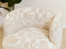 Sabin Swivel Chair in Kali Porclain