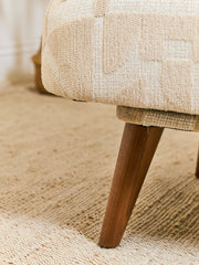 Sabin Swivel Chair in Kali Porclain