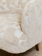 Sabin Swivel Chair in Kali Porclain