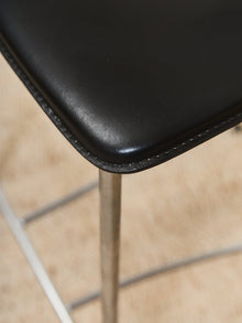 Arper Italy Leather Counter Stool