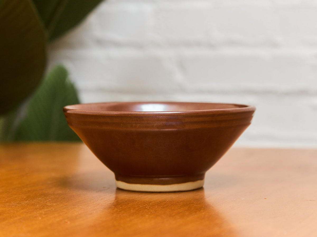 Suribachi Japanese Vintage Mortar Pottery Textured Bowl