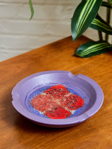 Enamel Vintage Ceramic Ashtray