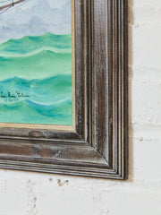 Art Deco style Nautical Painting by John Eric 1969