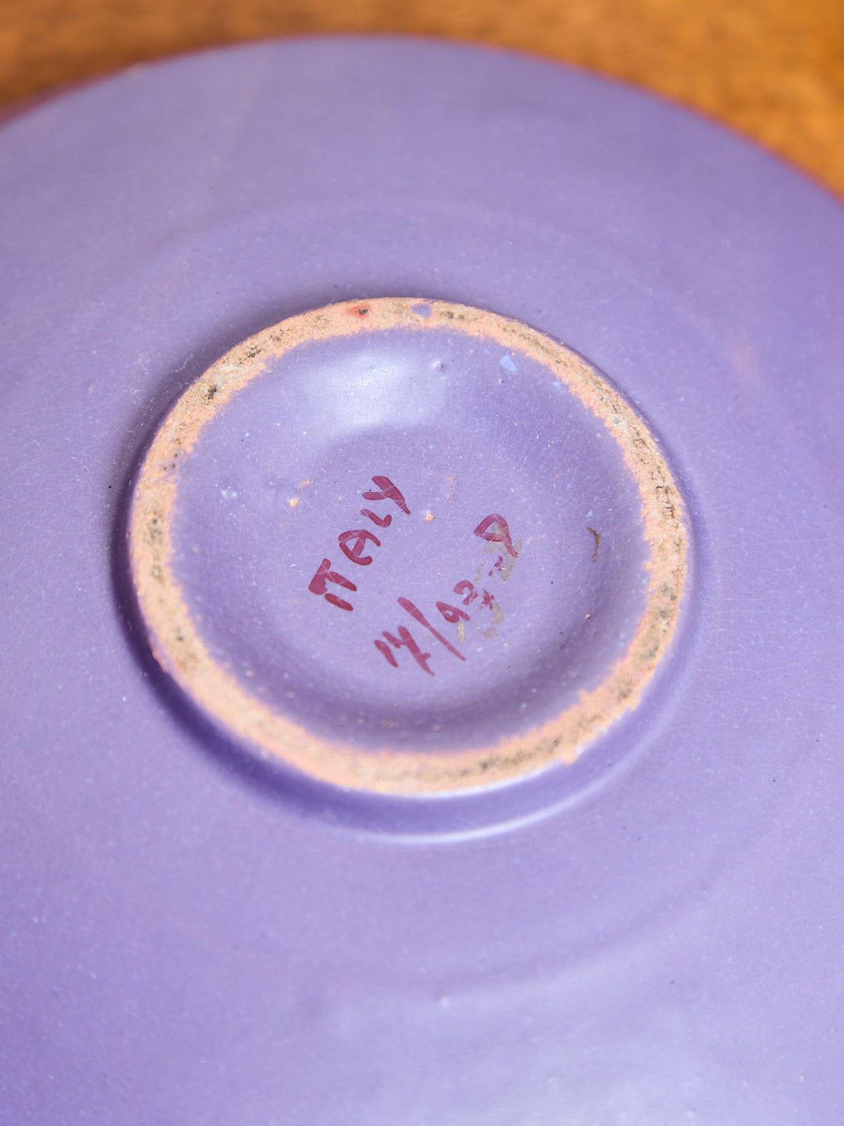 Enamel Vintage Ceramic Ashtray