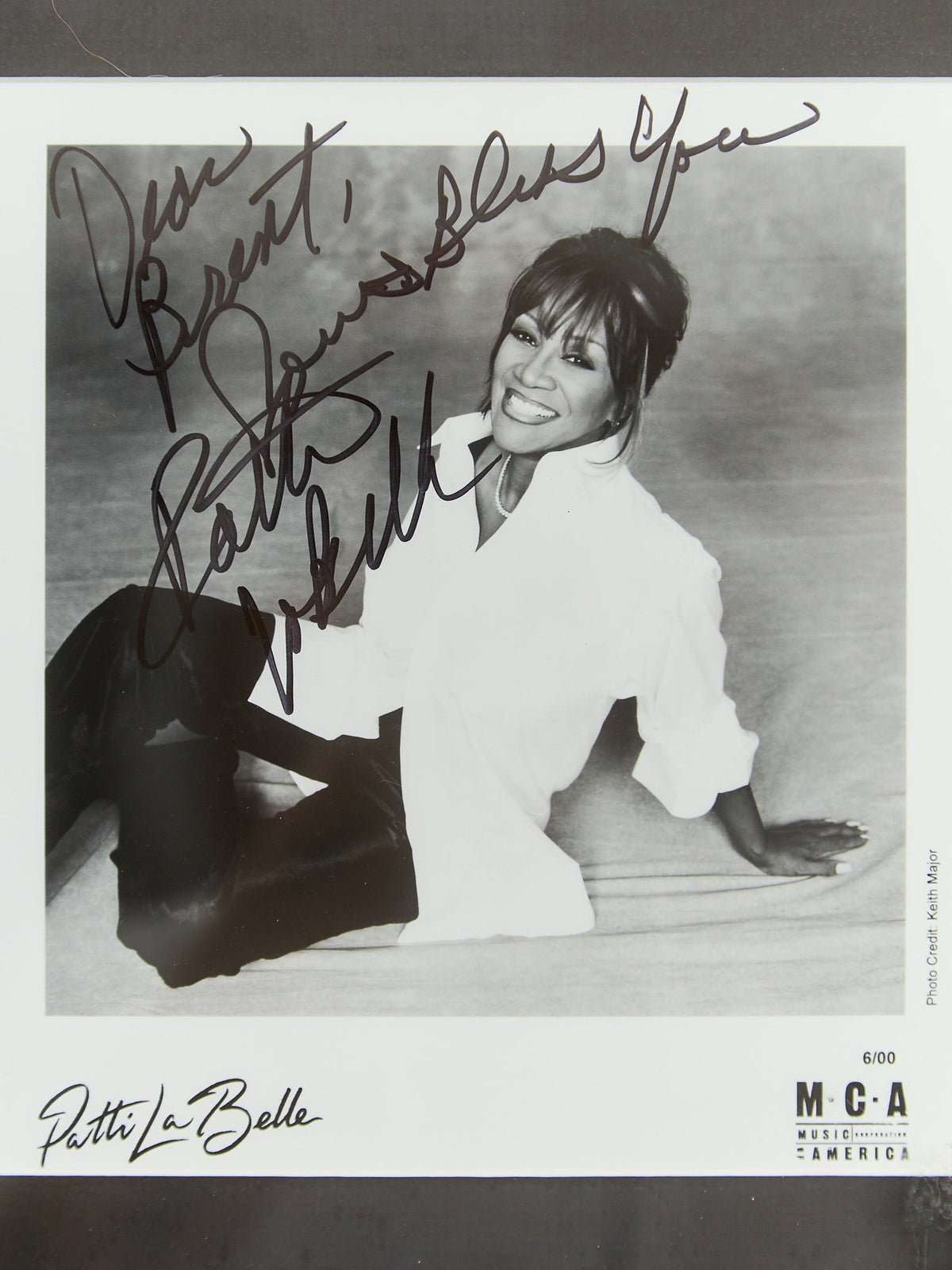 Patti La belle Autographed Photo