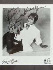 Patti La belle Autographed Photo