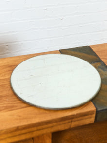 Round Scalloped Edge Art Deco Mirror