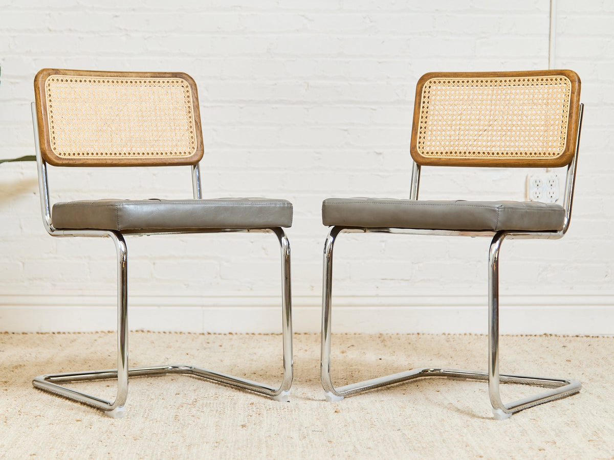 Grey Seat Rattan Chair