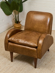 Roland Chair in Echo Umber Leather