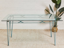 Antiqued Vintage Mid Century Patio Table
