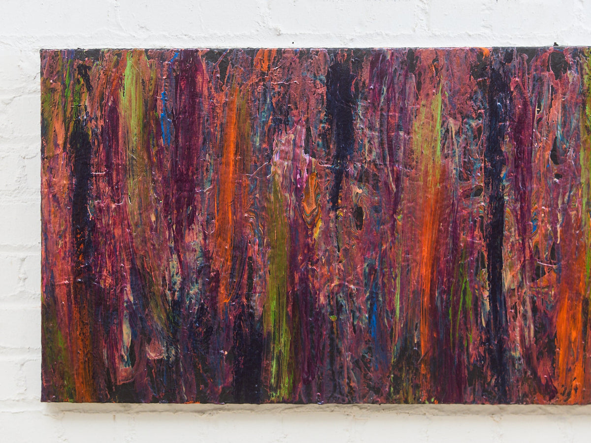 Nocturne in Ember and Plum Painting