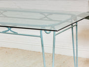 Antiqued Vintage Mid Century Patio Table