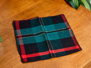 Santa Plaid Holiday Cloth Napkins