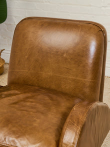 Roland Chair in Echo Umber Leather