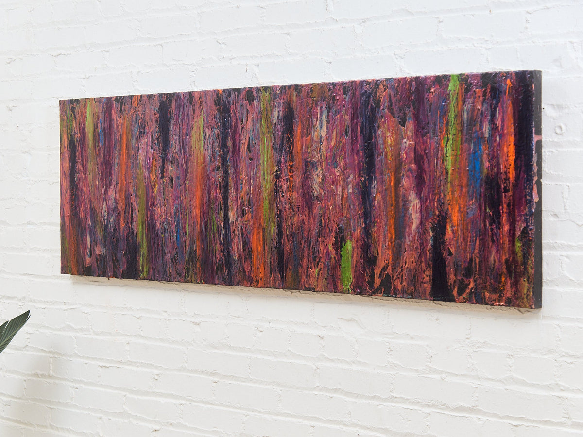 Nocturne in Ember and Plum Painting