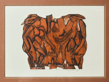 Mid Century Abstract Lithograph by Anita Klebanoff