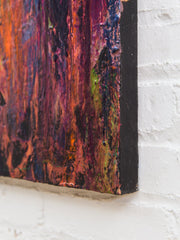 Nocturne in Ember and Plum Painting