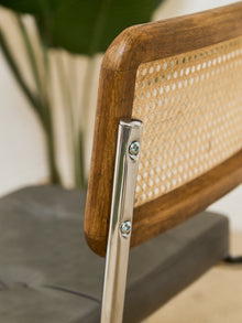 Grey Seat Rattan Chair
