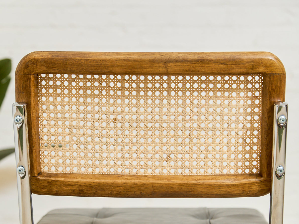 Grey Seat Rattan Chair