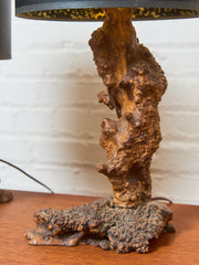 1960's Burl Vintage Lamp