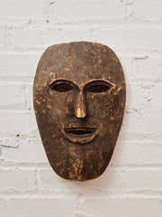Vintage Nyanga initiation mask from the Democratic Republic of Congo