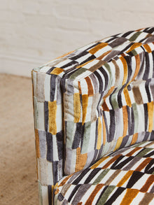 Babita Swivel Chair in Striker Copper