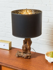 1960's Burl Vintage Lamp