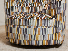 Babita Swivel Chair in Striker Copper