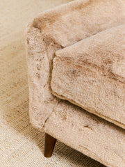 Maddox Chair in Faux Fur Fawn