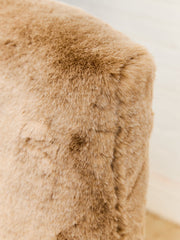 Maddox Chair in Faux Fur Fawn