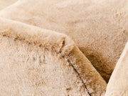 Maddox Chair in Faux Fur Fawn
