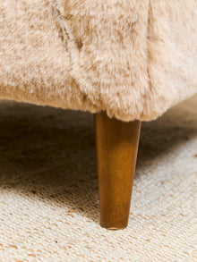 Maddox Chair in Faux Fur Fawn