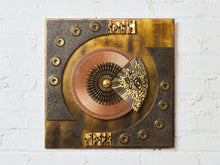 1970s Mixed Metal Brutalist Geometric Wall Sculpture