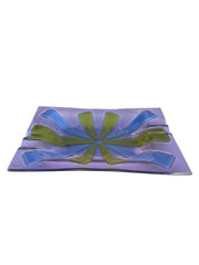Beautiful Brilliant Purple Blue Infused Higgins Ashtray