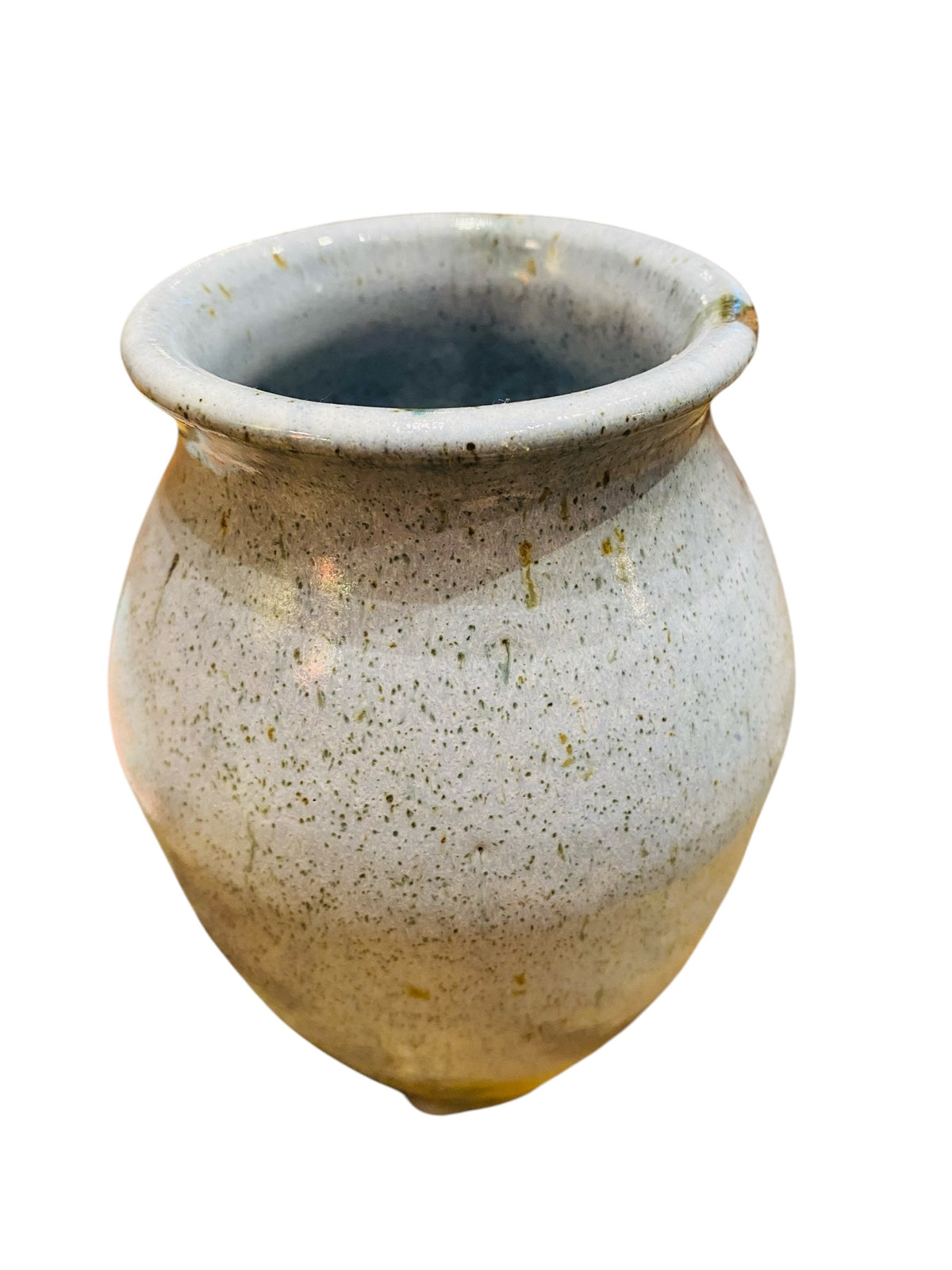 Violet Soda Fired Palm Springs Studio Pottery Vase
