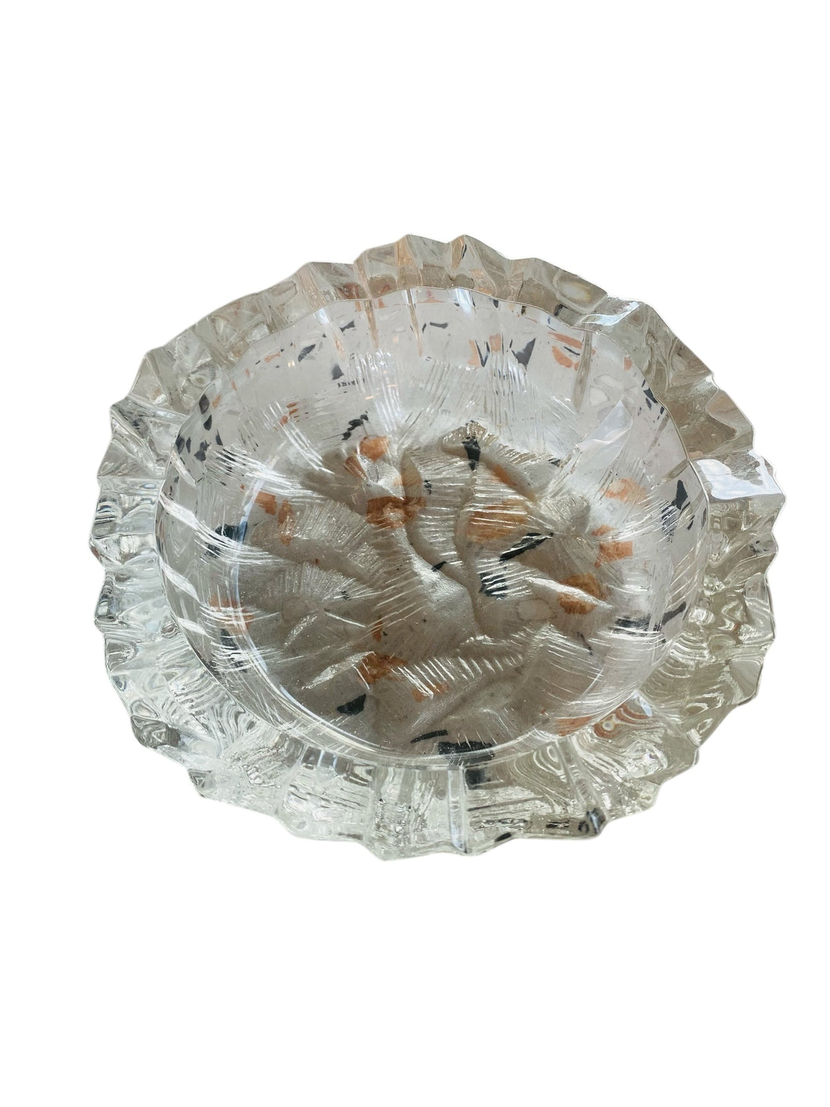 Elegant Hoya Iceberg  Crystal Bowl