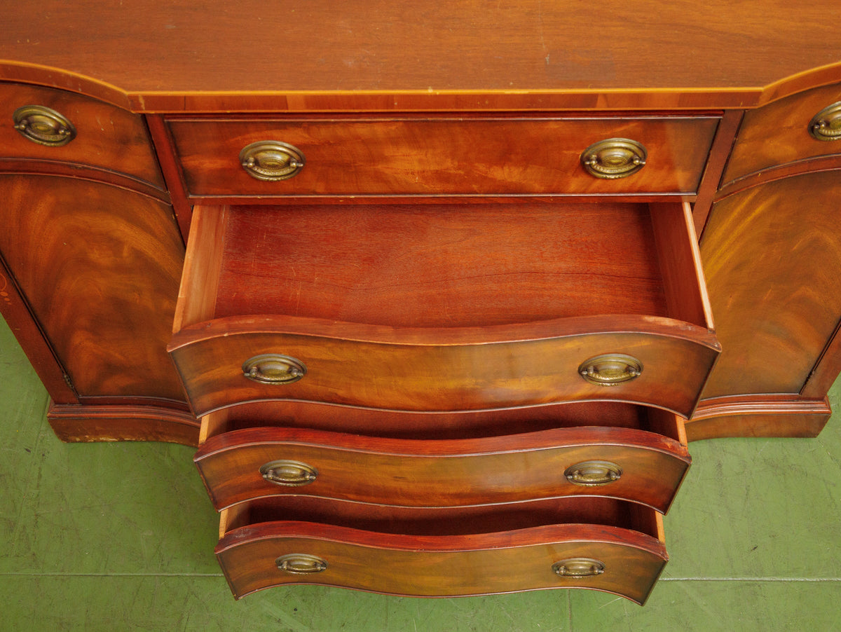 Antique Vintage Sideboard with inlays