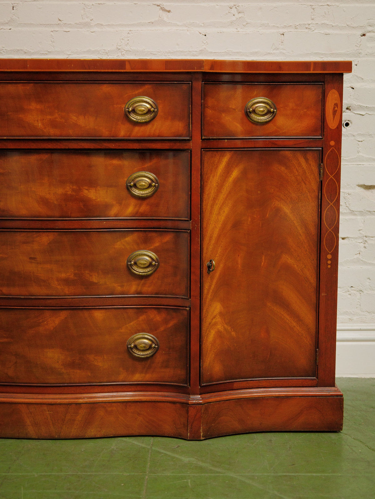 Antique Vintage Sideboard with inlays