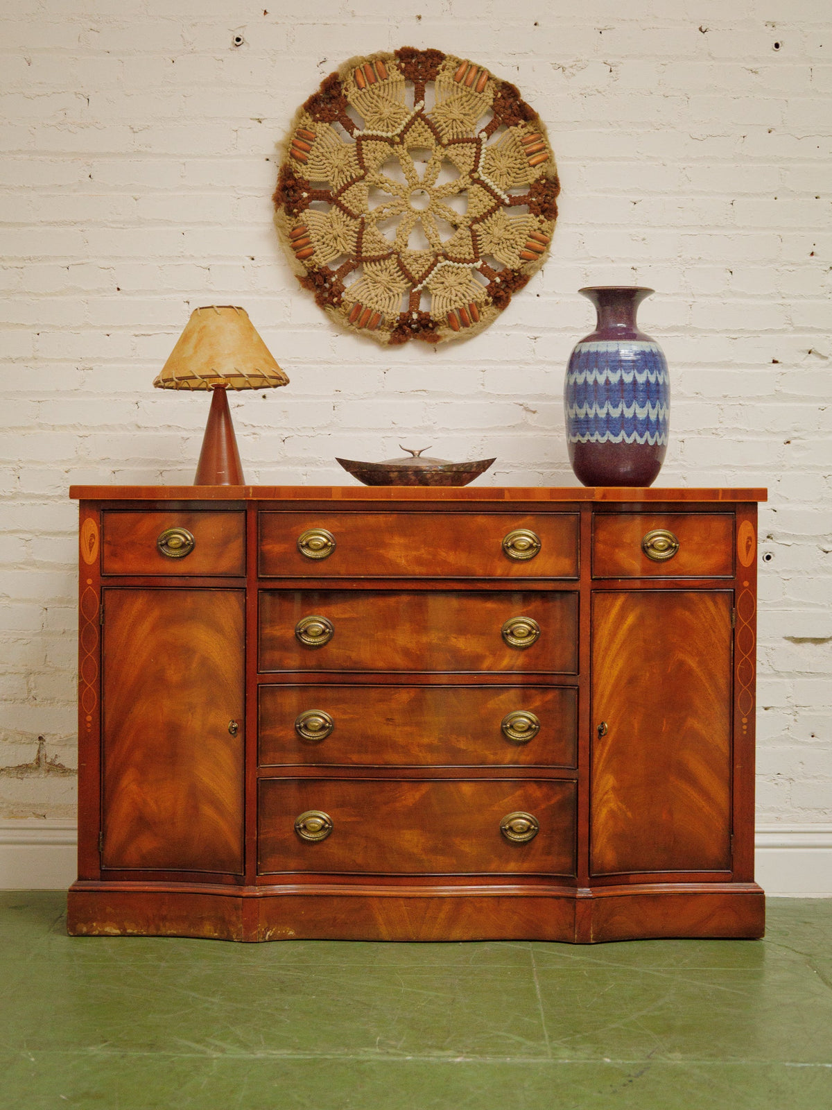 Antique Vintage Sideboard with inlays
