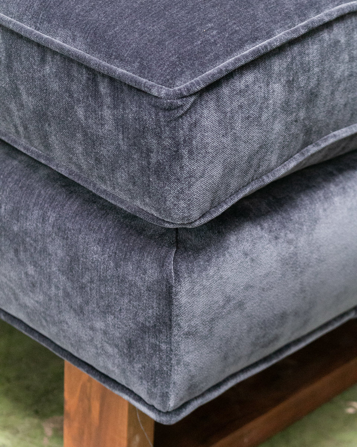 Natasha 3 Seater with Ottoman in Amici Indigo