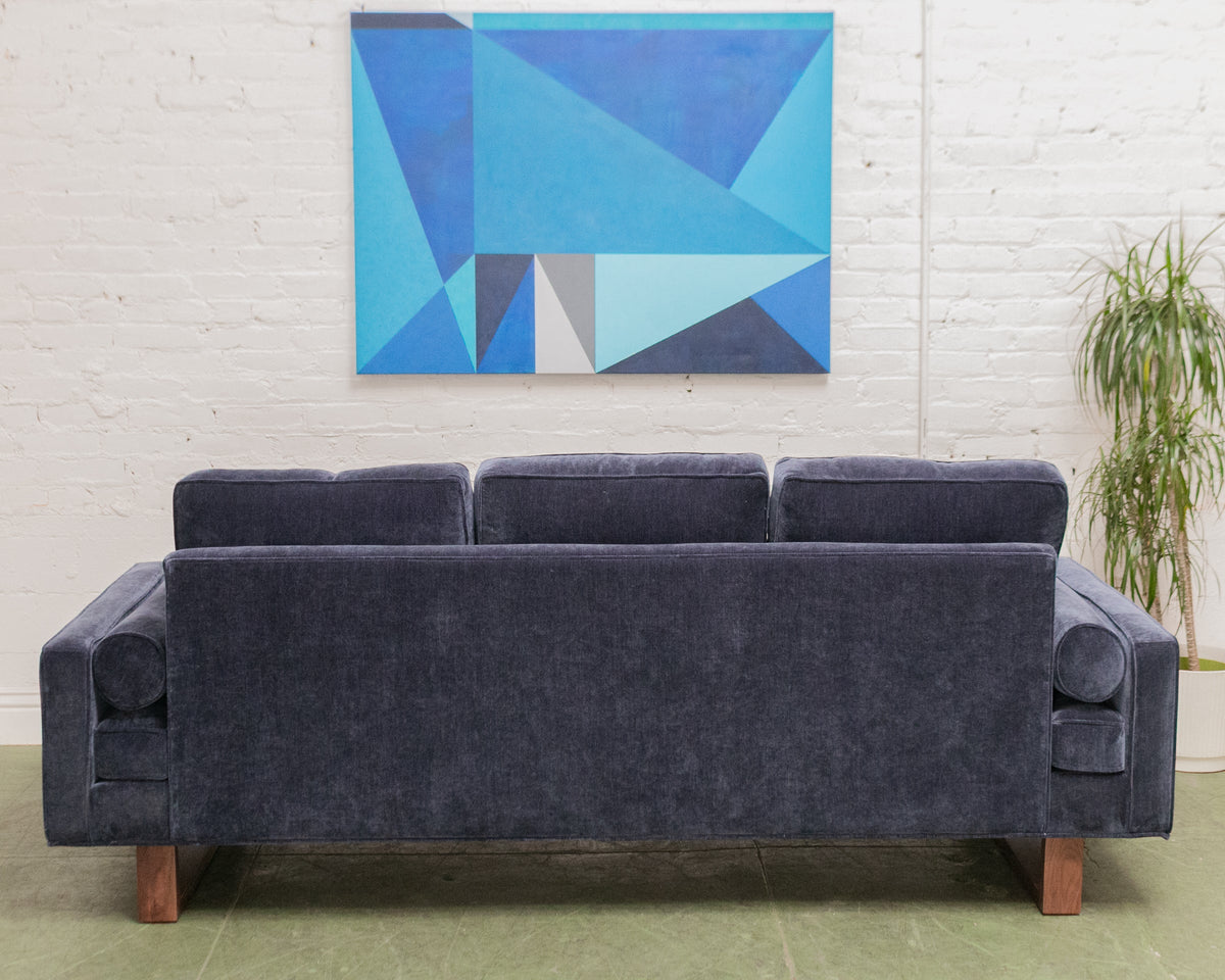 Natasha 3 Seater with Ottoman in Amici Indigo