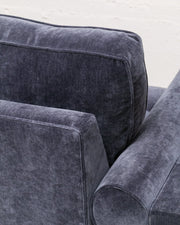 Natasha 3 Seater with Ottoman in Amici Indigo
