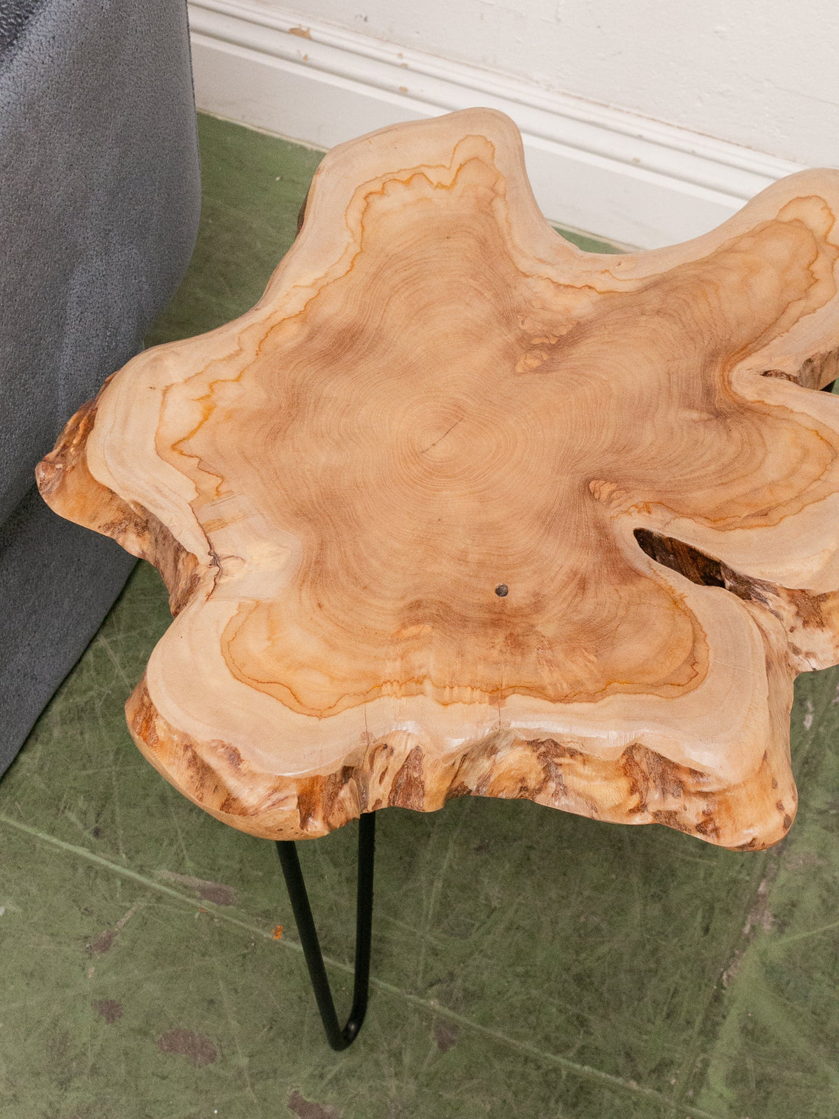 Burlwood Acacia Side Table